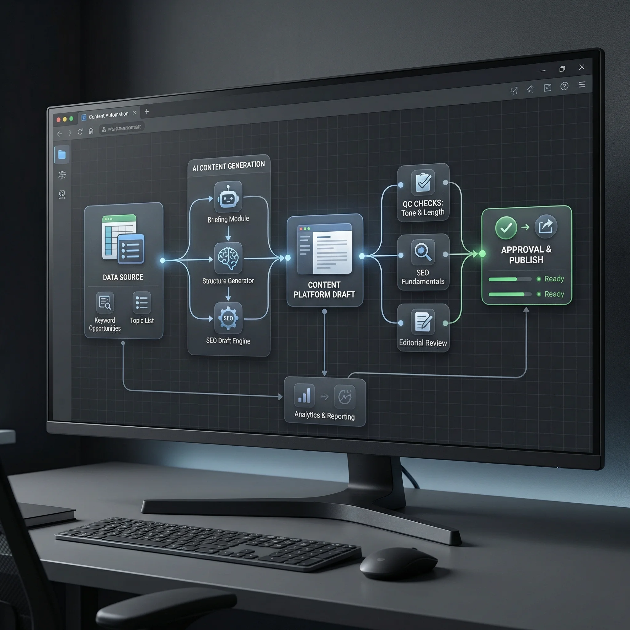 Automatización de contenido SEO con IA